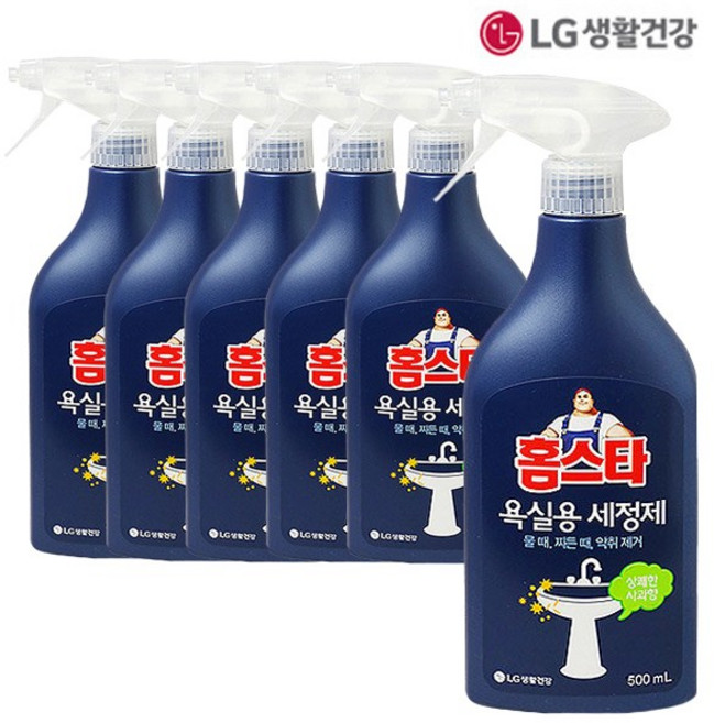 홈스타 욕실용 세정제, 500ml, 6개