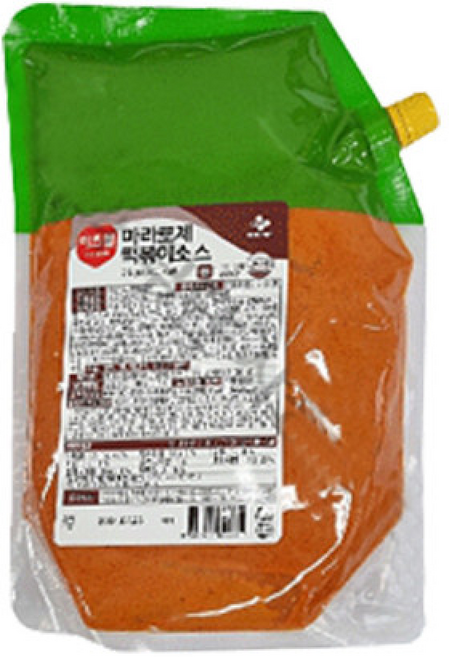 CJ 이츠웰 마라로제 떡볶이소스, 1개, 2kg
