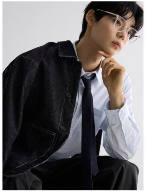 에잇세컨즈 남성 슈트/블레이저 재킷 투톤 코듀로이 트러커 네이비 456139CMER