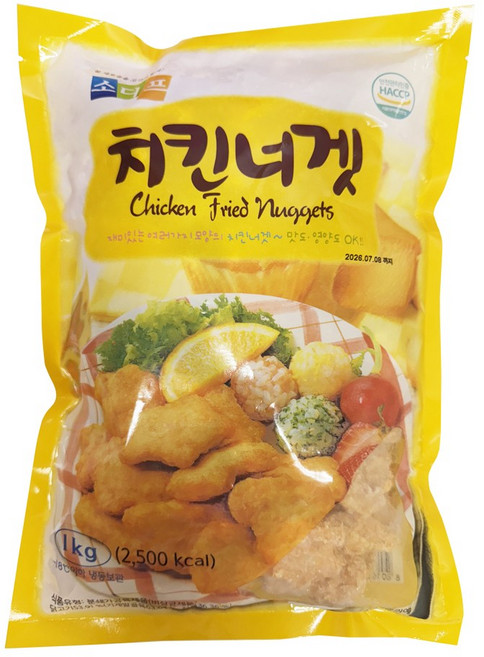 치킨너겟1kg/소디프-, 10개, 1kg