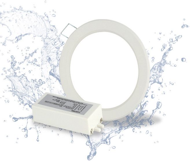 방습 매립등 안정기 매입등 다운라이트 3인치 7W DC타입, 전구색, 1개