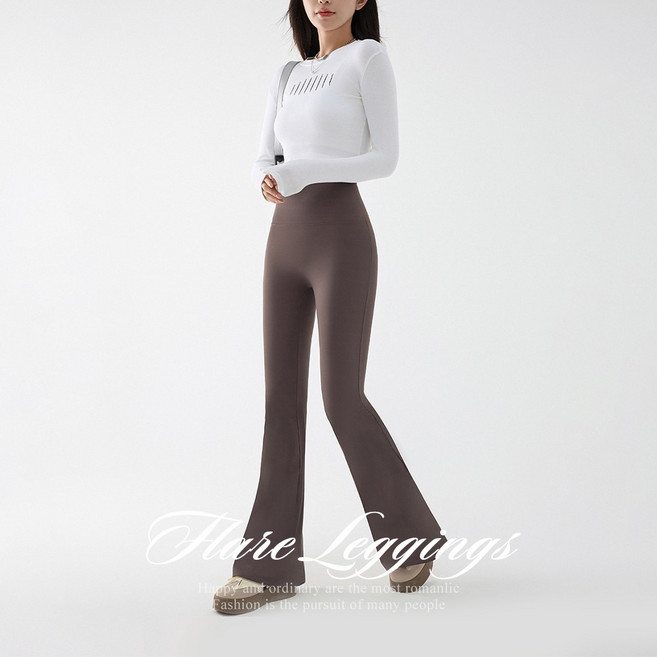 [순이야] C.여성 쫀득 데일리핏 스판 부츠컷 레깅스 요가복 필라테스