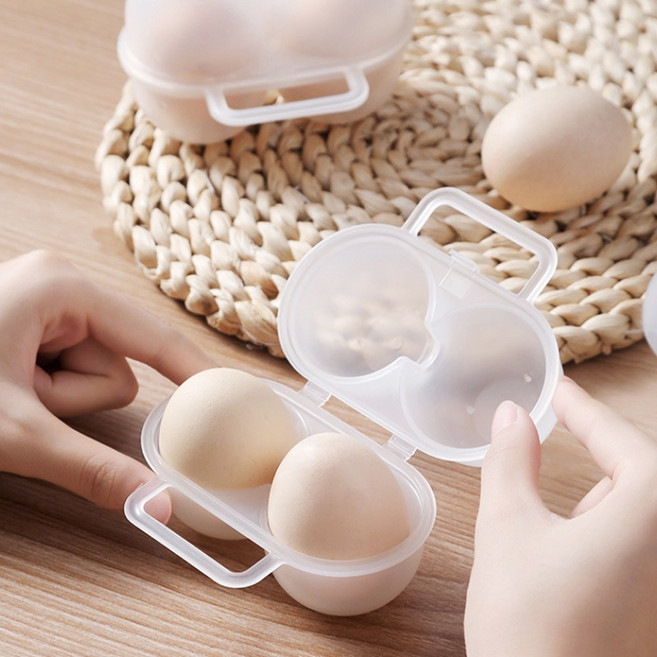 휴대용 달걀 보관케이스, 2개