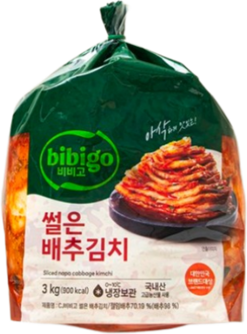 비비고 썰은 배추김치, 3kg, 1개