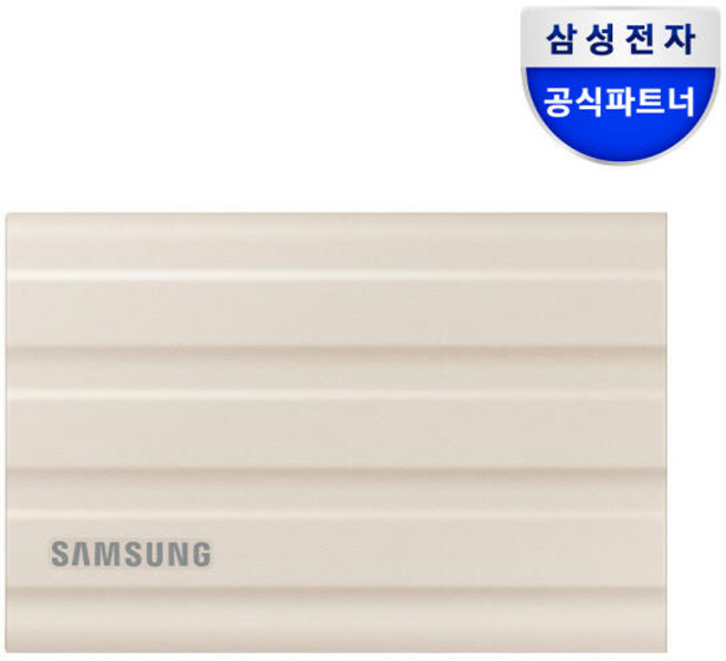아트박스/삼성전자 삼성전자 외장 SSD T7 Shield 1TB 베이지 MU-PE1T0K/WW+파우치, 베이지_PE1T0K