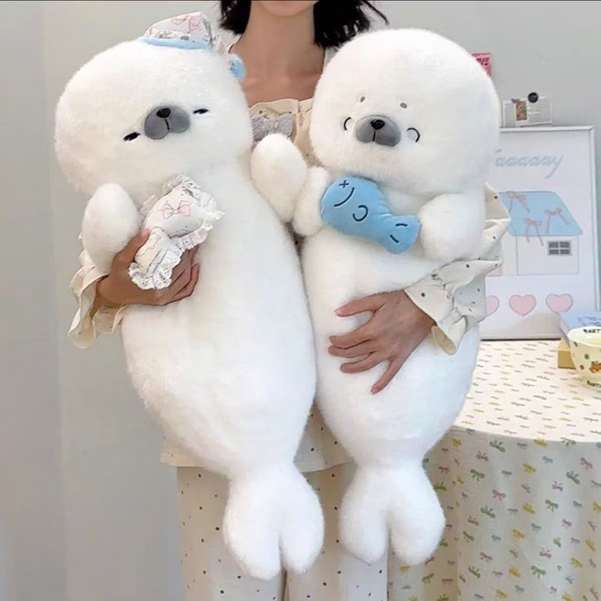 귀여운 물개 인형 대형 봉제인형 안고자는 쿠션 인형, A
