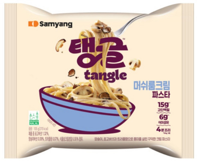 tangle 머쉬룸 크림파스타 105g, 12개