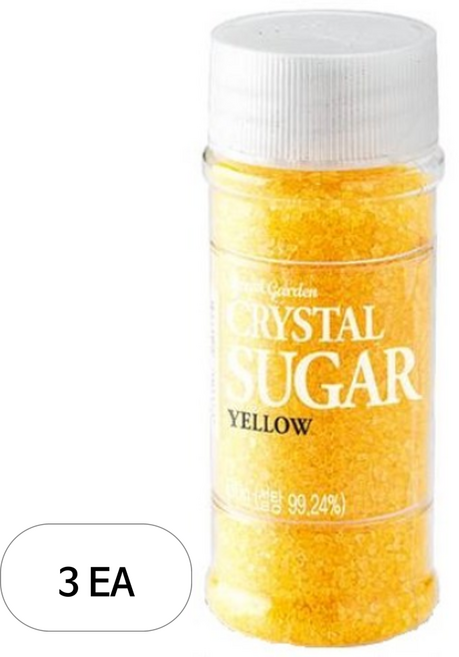 브레드가든 크리스탈 슈가 옐로우, 3개, 60g