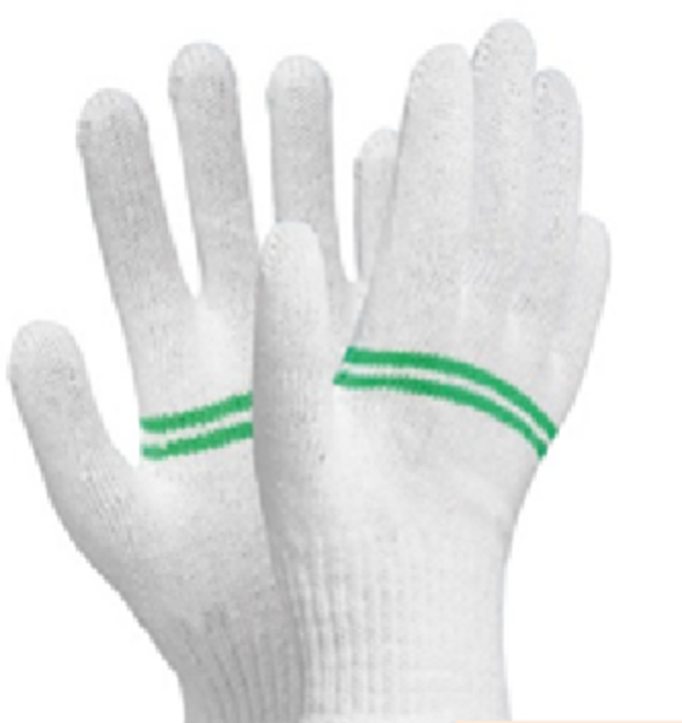 수입 표백 줄기사장갑 10G 표백장갑 속장갑 100켤레, 100개