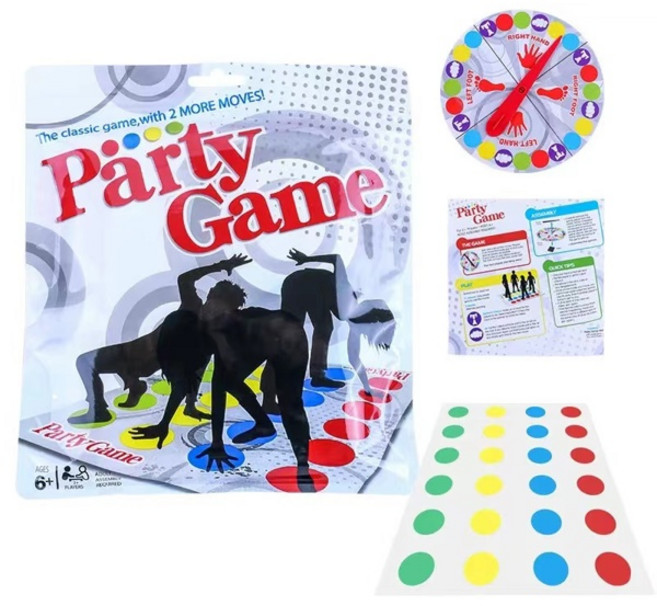 트위스터 게임 멀티플레이어 파티 게임 뒤범벅 더 큰 매트 더 많은 컬러 스팟 가족 파티 게임 알렉사와 호환, [01] 옵션1, 1개