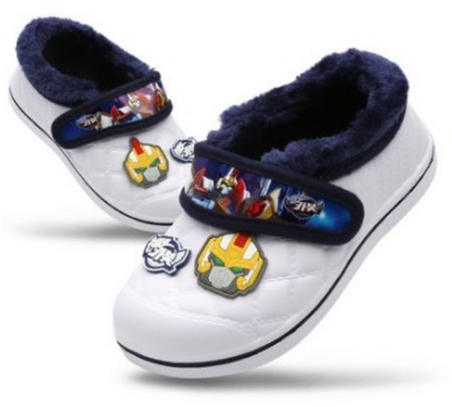 헬로카봇 아동용 모노 방한 실내화