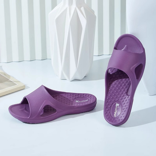allfoot 足弓拖鞋 台灣足弓支撐拖鞋 輕便舒適耐磨 EVA材質, 紫色,22#(內長22cm)鞋長23.5cm