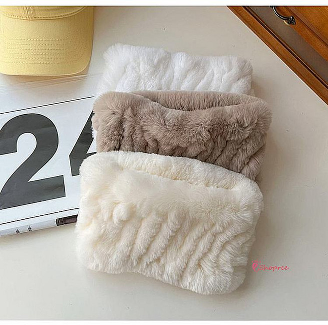 여성넥워머 등산 골프 겨울 스키 방한용품 목토시 렉스퍼 퍼헤어밴드 토끼털 멀티스카프 레이어드 고급 목워머jrx573, 상품선택, 1개