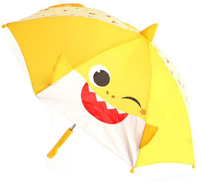 귀여운 아기상어 얼굴 유아용 캐릭터 장우산 아동 어린이집 유치원 등원템