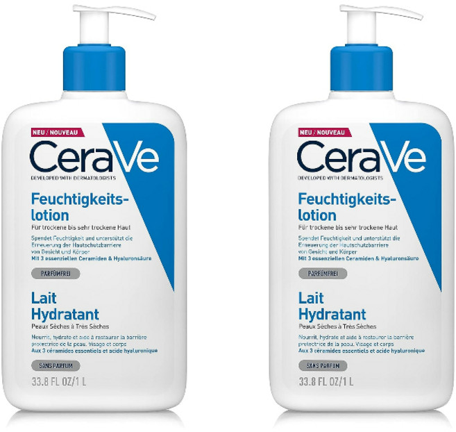 세라비 모이스쳐라이징 로션 대용량 1000ml x 2개, 1L