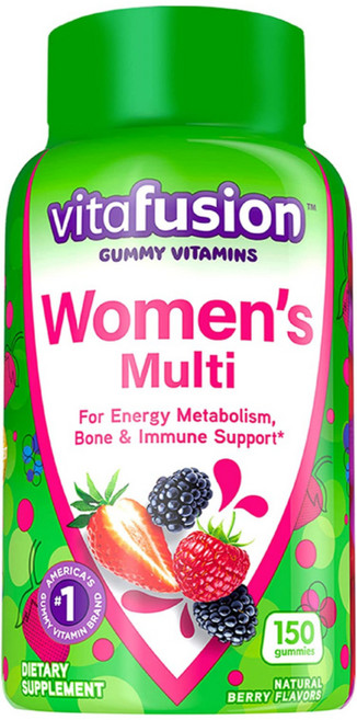 비타퓨전 여성용 멀티 비타민 내추럴 베리 맛 구미, 1개, 150정