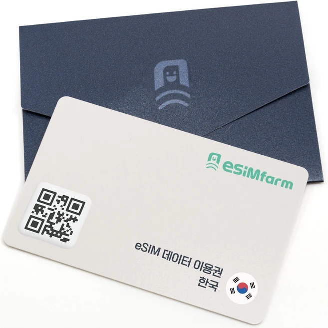[이심팜] 한국이심 5G 데이터 완전 무제한 SKT LGU+ 대한민국 eSIM, 1개, 5일 - 쿠팡
