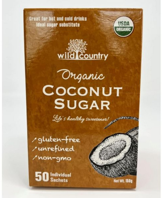 코코넛 커피 스무디 라떼 만들기 코코넛크림파우더 와일드 컨트리 설탕 봉지 50개들이 상자 0.1온스/포당 3g, 150g
