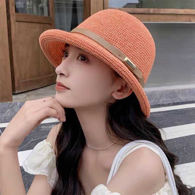 여성 밀짚 벙거지 Women's hats 하늘비즈 A10 R013G168