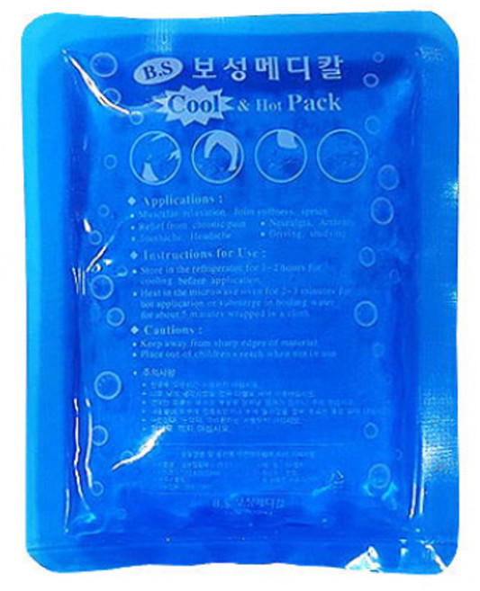 보성 메디칼 냉찜질팩 쿨팩 젤타입 손목 허리 어깨 발목 붓기 아이스팩 쿨링 D, 1개