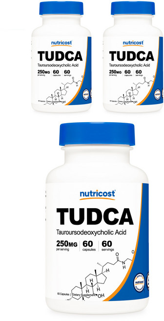 뉴트리코스트 TUDCA 타우로우르소데옥시콜 애시드 250mg 캡슐, 3개, 60정
