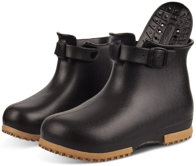 슈퍼카미트 남여공용 무중력 리버커리 더블 쿠션 아치서포트 버클 레인부츠