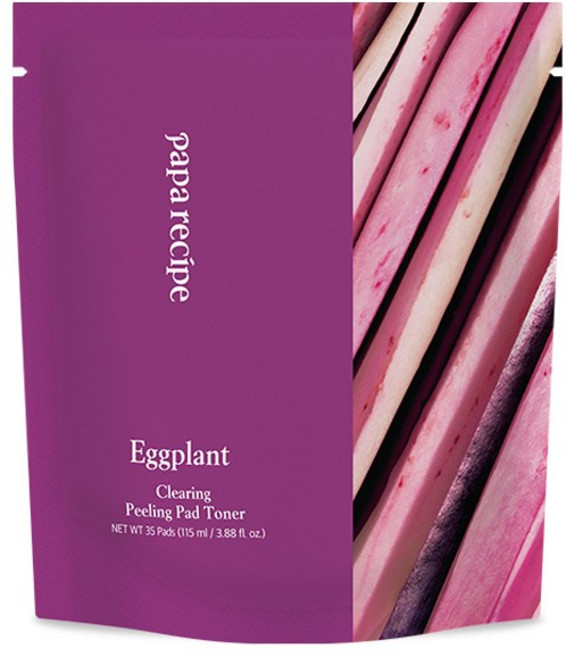 파파레서피 가지 클리어링 필링 패드 토너 리필 35p, 35매입, 3개