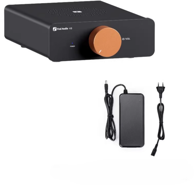 FosiAudio V3 홈 미니 디지털 앰프, V3-48V5A