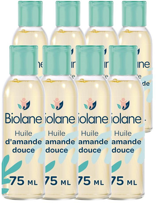[4+4] 비올란 스위트 아몬드 베이비 마사지 오일, 75ml, 8개