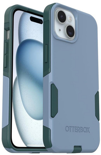 OtterBox 오터박스 아이폰 16e 15 14 13 커뮤터 시리즈 케이스 - 크리스프 데님 (블루) 슬림하고 튼튼함 포켓 프렌들리 포트 보호 그외 각종 355538