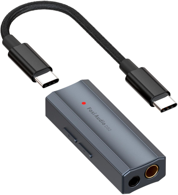 포시오디오 fosi ds2 포터블 엠프 DAC AMP 회색 C형 버전, Lightning to C 포트 버전