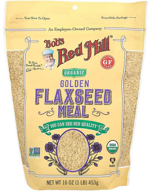 Bob's Red Mill 유기농 골든 아마씨 가루 16온스 (453 g) BRM-04940