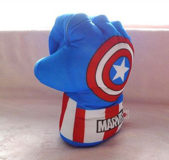 장갑 의상 아메리카타노스 헐크장갑 복싱, 1개, 캡틴 아메리카 단품