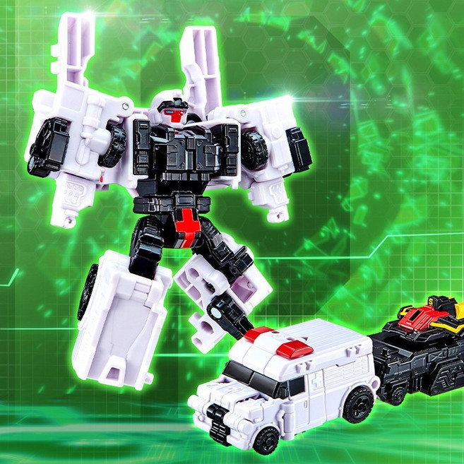 또봇 미니 닥 로봇 변신 자동차 장난감 어린이 선물, 1개, 혼합