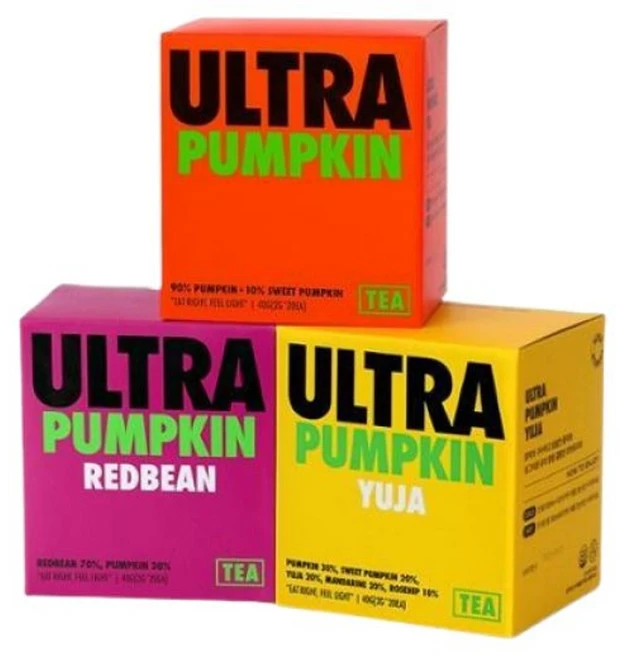 울트라잇츠 펌킨티 20개입 3종 티백, 호박유자차(20개입) - 쿠팡