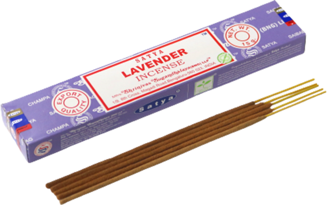 사티아 나그참파 인센스 스틱 70종 향피우기 슈퍼히트 머스크 샌달우드향, 6.라벤더