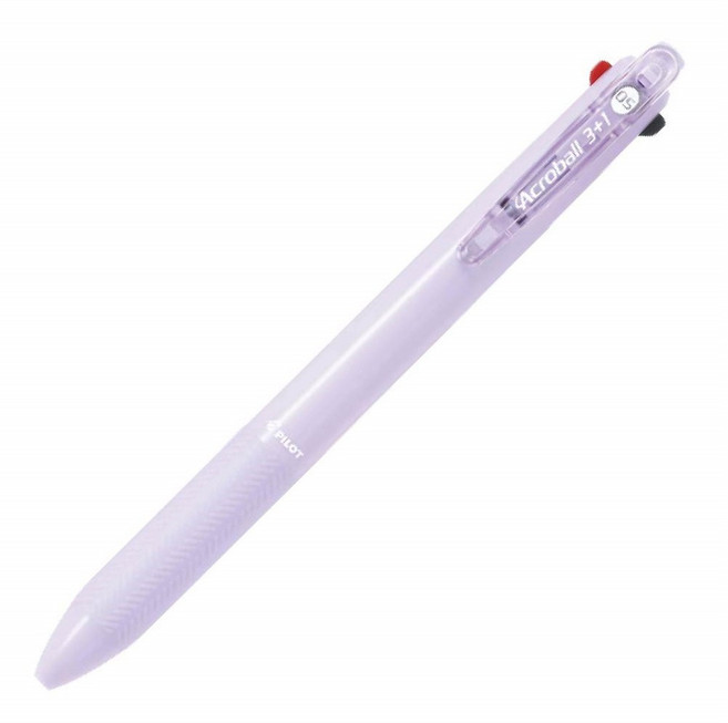 Pilot 百樂 Acroball 輕油性 2+1 多功能筆, BKHAB-40EF_薰衣草紫/LA, 1支