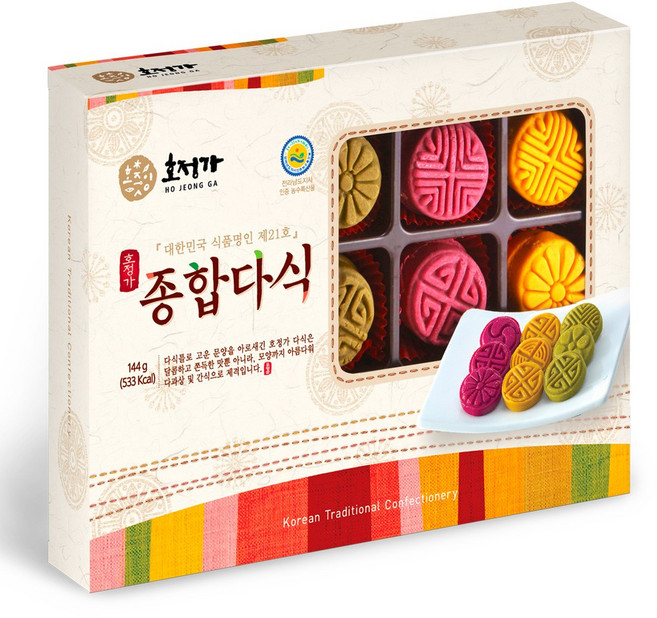 호정가 종합다식 144g / 전통한과 과자, 1개