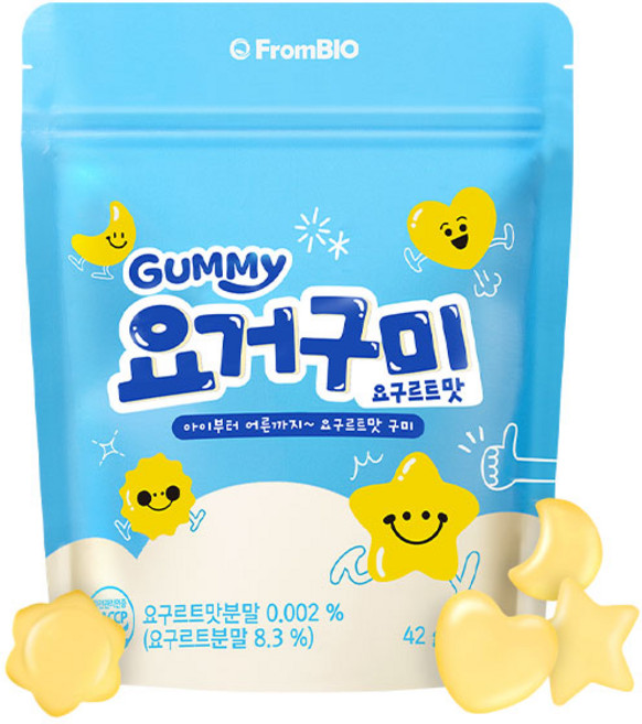 프롬바이오 요거구미 요구르트맛 14p, 42g, 1개