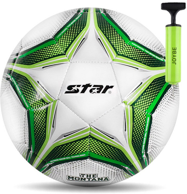 스타 더풀문 더 몬타나 축구공, +JOYBE펌프, 1개