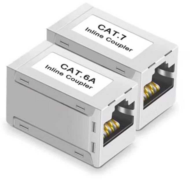 CAT5678 RJ45 네트워크 케이블 연결 러 이더넷 연장기 1000Mbps 이더넷 케이블 연장기 어댑터 LAN 커넥터, [01] 2cm, [11] CAT7 2PCS