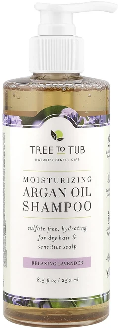 Tree To Tub 모이스처라이징 아르간오일 샴푸 릴랙싱 라벤더 250ml(8.5fl oz), TreeToTub모이스처라이징아르간오일샴푸릴랙싱라벤더2, 1개, 250ml - 쿠팡