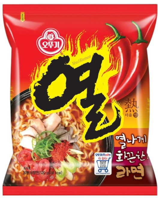 오뚜기 열라면 120g, 20개