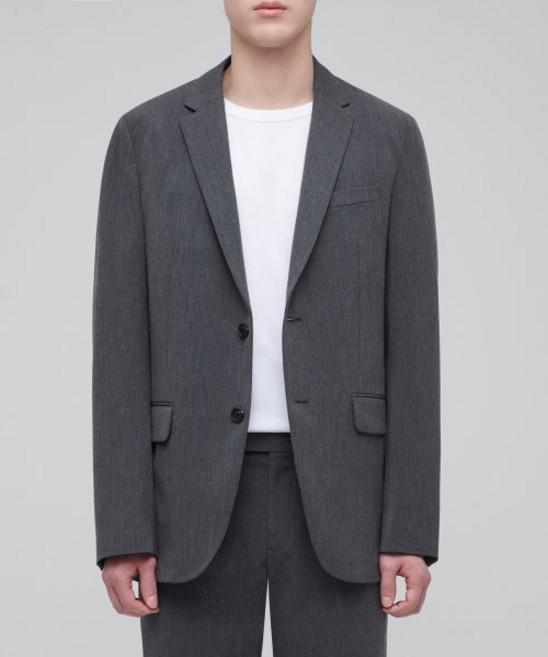 무신사 스탠다드 라이트웨이트 베이식 블레이저 미디엄 그레이 499504