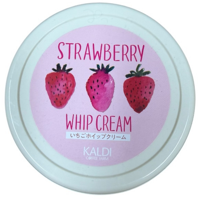 칼디 스트로베리 휘핑크림 스프레드, 1개, 110g