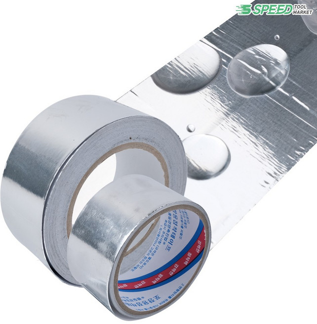 국산 은박 테이프 알루미늄 테이프 싱크대 호일 난로 연통 배관, 알루미늄 은박 테이프 50mm x 3.4M, 1개