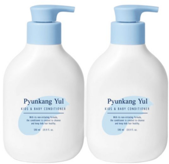 편강율 키즈 키즈앤베이비 컨디셔너 590ml 2개 부드러운 찰랑거리는 머릿결