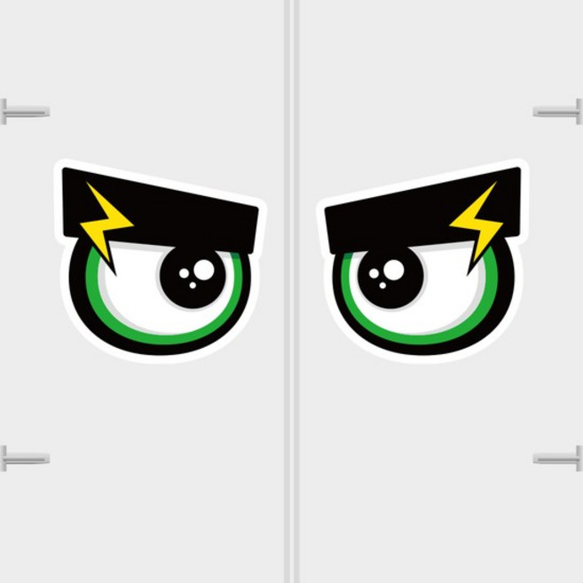 고휘도 차량스티커 CES 084 번개맨, 1개