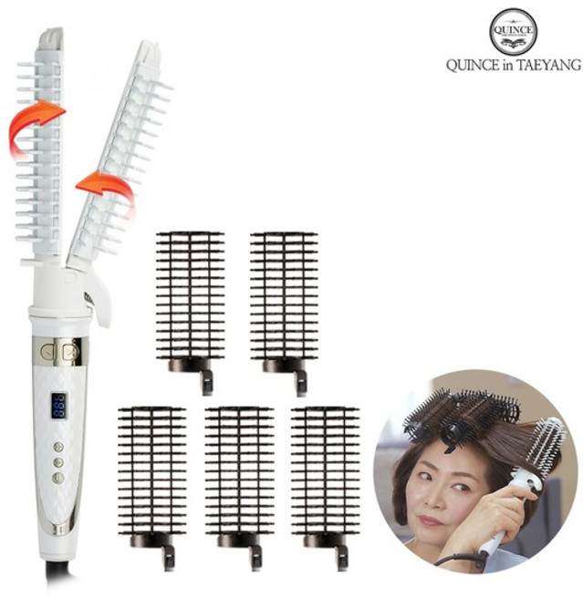 IN태양 오토롤링 브러쉬고데기 시즌2+헤어롤5개 자동회전 뽕뿌리볼륨매직 구르프 해외겸용, 없음