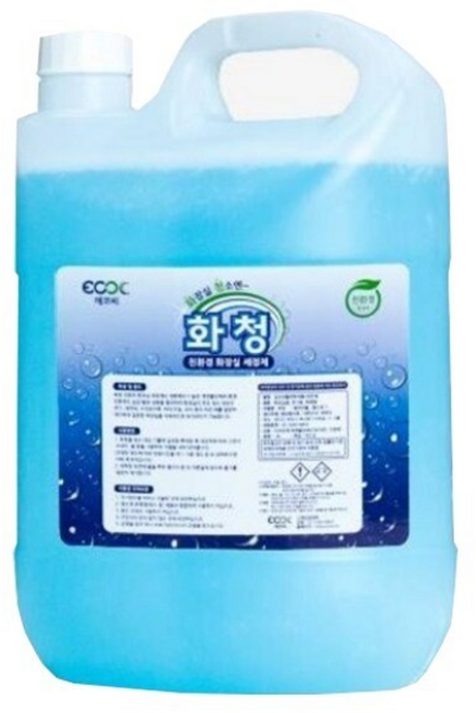 화청 친환경 화장실 욕실 세정제 얼룩 요석 찌든때 제거 변기 청소 세제, 1개, 4000ml